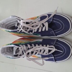 Vans Crayola X SK8-HI Mashup Melt Collab Sneakers Size 7 Mens, 8.5 Womens